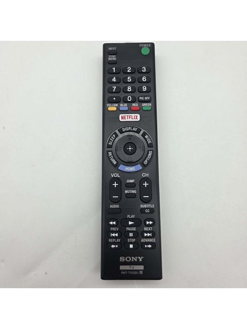 Genuine Sony RMT-TX102U Remote Control OEM For KDL-32R500C KDL-40R510C Smart TVs